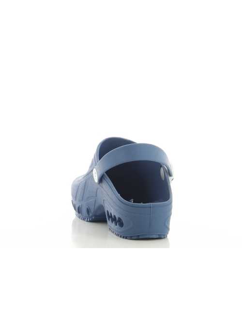 Zapato médico autoclavable azul turquesa, "Oxyclog", Oxypas