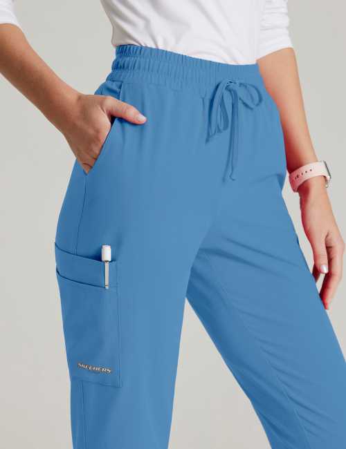 Pantalón médico para mujer, "Skechers", 4 bolsillos (SKP552)