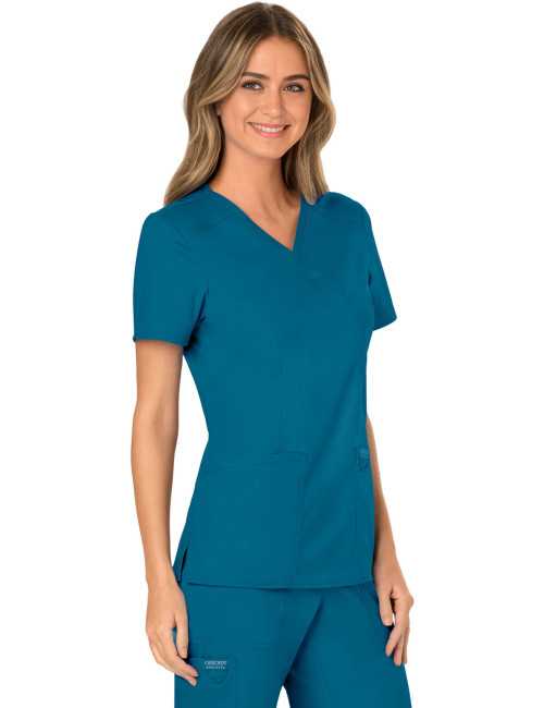 Blouse médicale Femme Cache Coeur, Cherokee, Collection "Revolution" (WWE610) top
