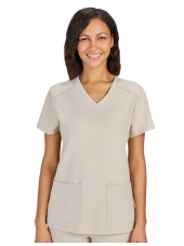 Women's medical coat Koi "Aura", 1 pocket, Cureology collection (C100)