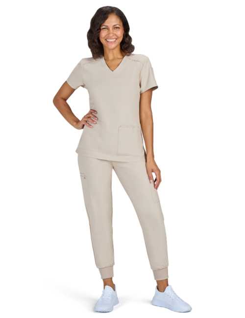 Blouse médicale Femme Koi "Aura", 2 poches, collection Cureology (C100)