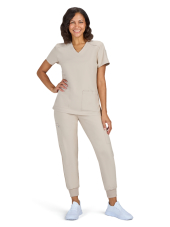 Women's medical coat Koi "Aura", 1 pocket, Cureology collection (C100)