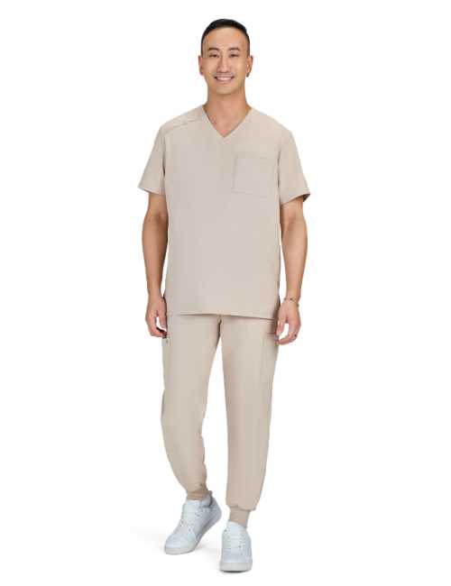 Koi "Arthro" Bata médica para hombre, 1 bolsillo colección Koi Cureology (C650)