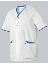 Tunique unisexe à boutonner bi colore (1703)