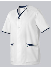 Tunique unisexe à boutonner bi colore (1703)