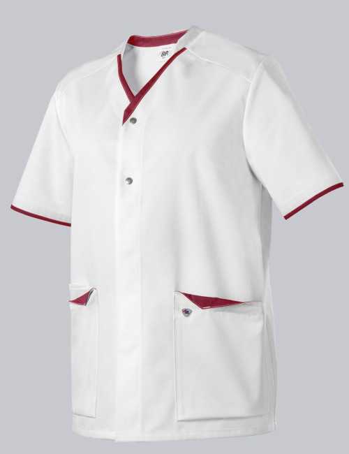 Tunique unisexe à boutonner bi colore (1703)