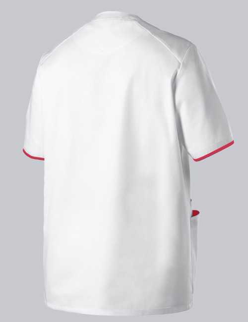 Tunique unisexe à boutonner bi colore (1703)