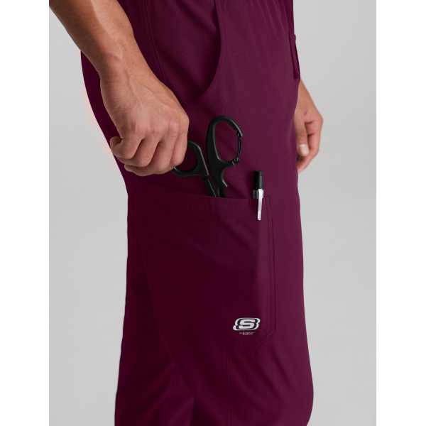 Pantalón médico para hombre, "Skechers", 3 bolsillos (SKP572)