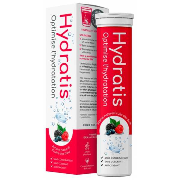 HYDRATIS - 20 pastilles effervescentes