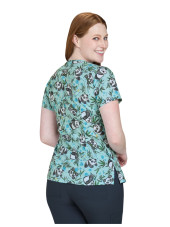 Blouse médicale femme imprimée "panda" (384PRA-PAN)