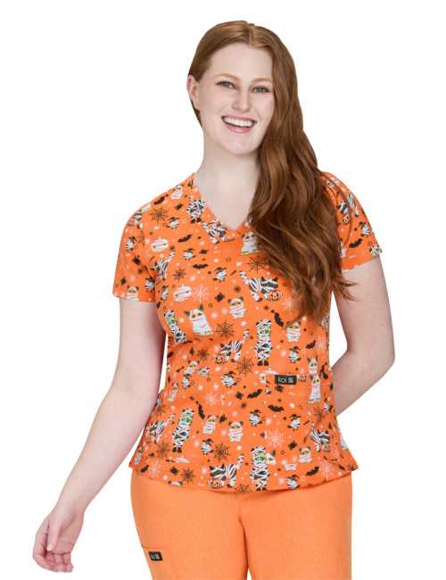 Women's medical blouse with...