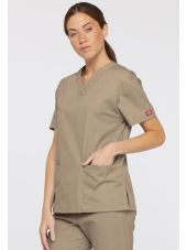 Men's V-Neck Medical Blouse, Dickies, 2 pockets, "EDS Signature" Collection (86706)