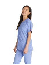 Men's V-Neck Medical Blouse, Dickies, 2 pockets, "EDS Signature" Collection (86706)