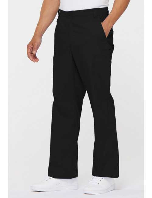 Pantalon Médical homme, Dickies, "EDS signature" (81006) noir face