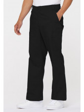 Pantalon Médical homme, Dickies, "EDS signature" (81006) noir face