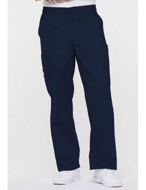 Pantalon Médical homme, Dickies, "EDS signature" (81006) bleu marine face