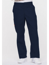 Pantalon Médical homme, Dickies, "EDS signature" (81006) bleu marine face