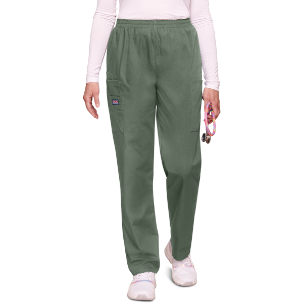Pantalon médical élastique Unisexe, Cherokee Workwear Originals (4200) vert olive