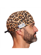 Medical Cap pink flamingos 100% coton Chrysval (211-215)