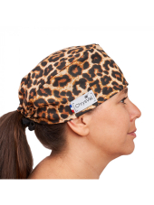 Gorra médica Azul flamencos rosados100% algodón Chrysval (211-215)