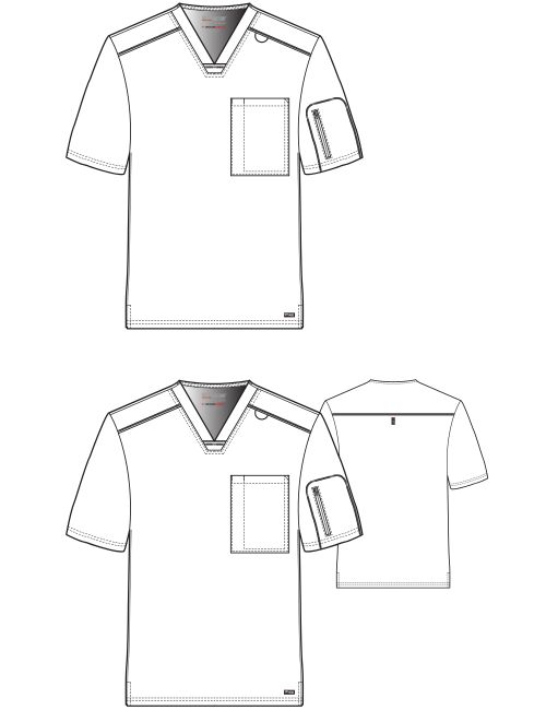 Medical gown man, collection "Grey's Anatomy Stretch" (GRST079-)