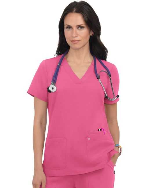 Koi Medical Blouse Woman "Hustle and Heart", collection Koi Next Gen (1019)