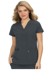 Blouse médicale Femme Koi "Hustle and Heart", 2 poches Koi Next Gen (1019)