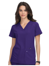 Blouse médicale Femme Koi "Hustle and Heart", 2 poches Koi Next Gen (1019)