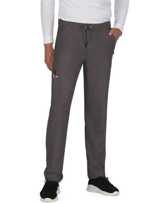 Pantalon médical Homme Koi "Make it Happen", collection Koi Next Gen (609-) gris chiné face