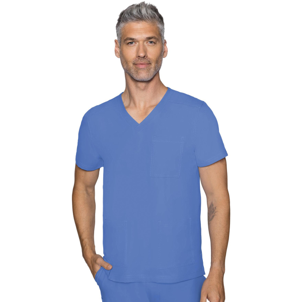 Men's medical blouse, Medcouture, "Insight" collection, 3 pockets (MC2486)