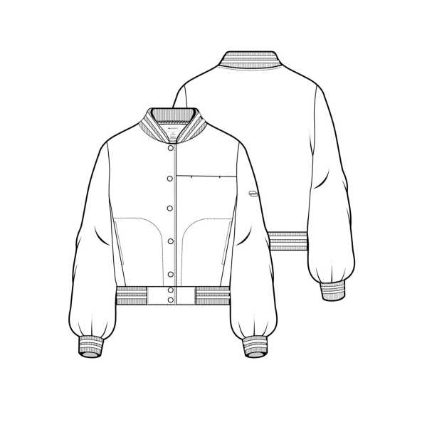 Veste bomber Femme, Élégance et bien-être au quotidien- Infinity "Pursuit" (IN526)