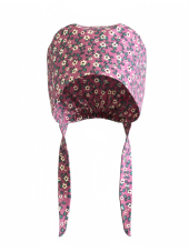 Medical cap "Small Flowers on a pink background" (209-12375)