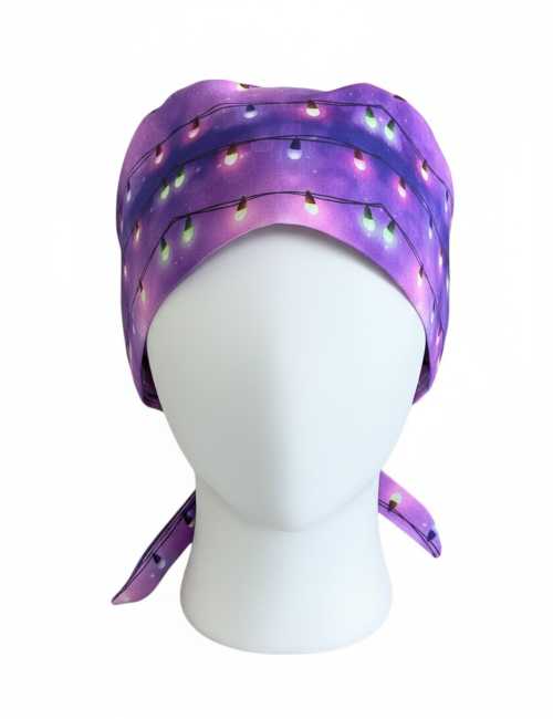 Medical cap "Small Flowers on a pink background" (209-12375)