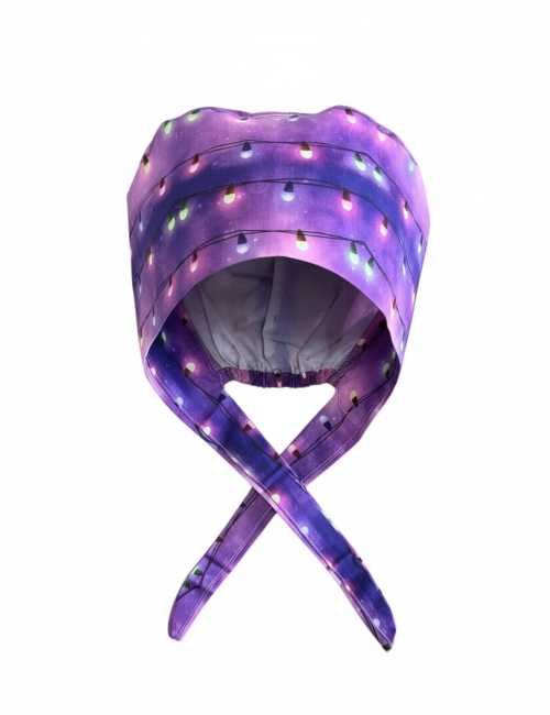 Medical cap "Small Flowers on a pink background" (209-12375)