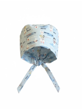 Medical cap "flamingos on black background" (209-22139)