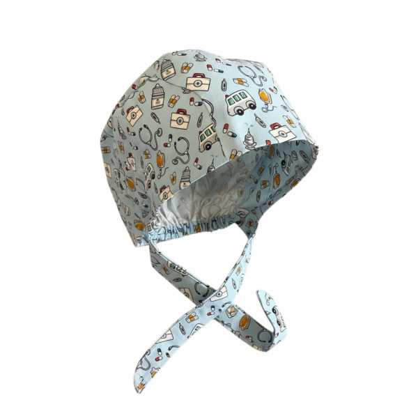 Medical cap "medical on sky blue background" (209-22195)