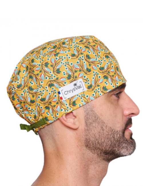 Short medical cap "Safran" 100% cotton CHRYSVAL (211-1112)