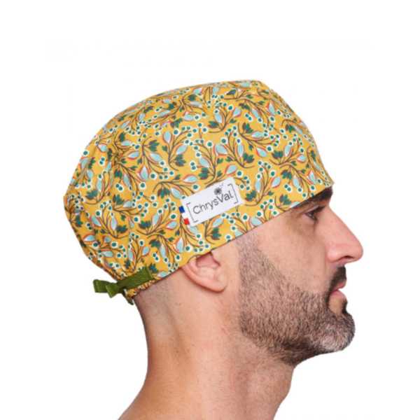 Short medical cap "Safran" 100% cotton CHRYSVAL (211-1112)