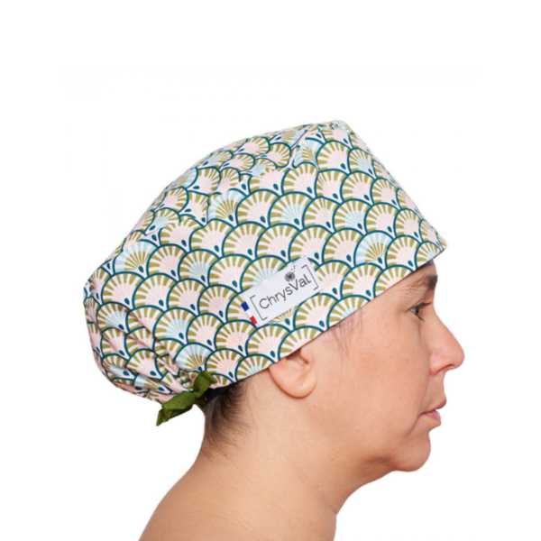 Gorro médico "Rosa" 100% algodón CHRYSVAL (211-1130)
