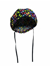 Calot médica Cheveux Longs "Indian jewelry corail" (815-2225)