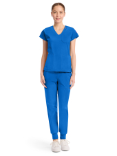 Women's Medical Gown, Medcouture APM KNIT 2 pockets (MC751)