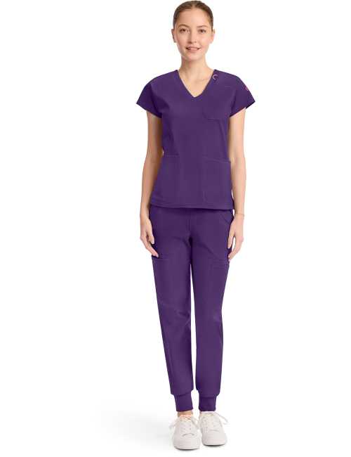 Bata médica para mujer, Medcouture APM KNIT 2 poches (MC751)