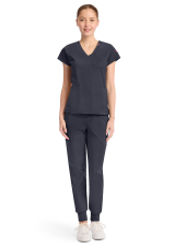 Women's Medical Gown, Medcouture APM KNIT 2 pockets (MC751)