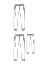 Pantalones médicos para hombres, Grey's Anatomy "Stretch" 5 bolsillos (GRSP550)