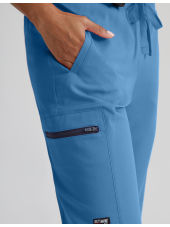 Pantalon médical droit femme, Grey's Anatomy "Stretch" 3 poches (GRSP500)