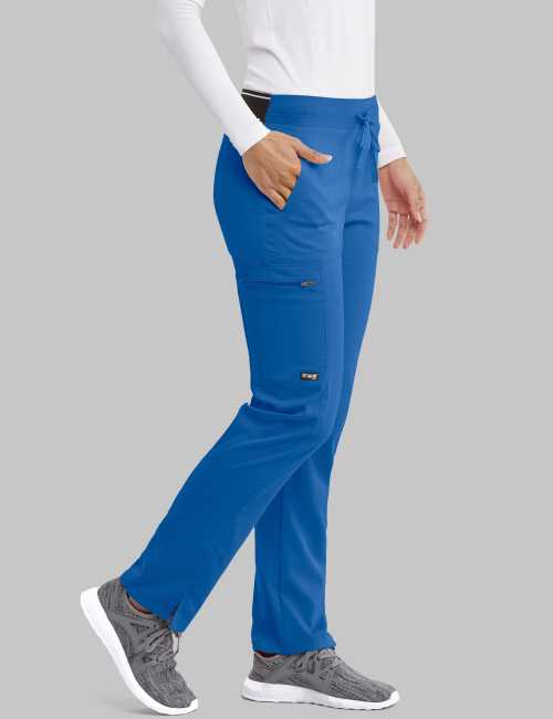 Pantalon médical droit femme, Grey's Anatomy "Stretch" 3 poches (GRSP500)