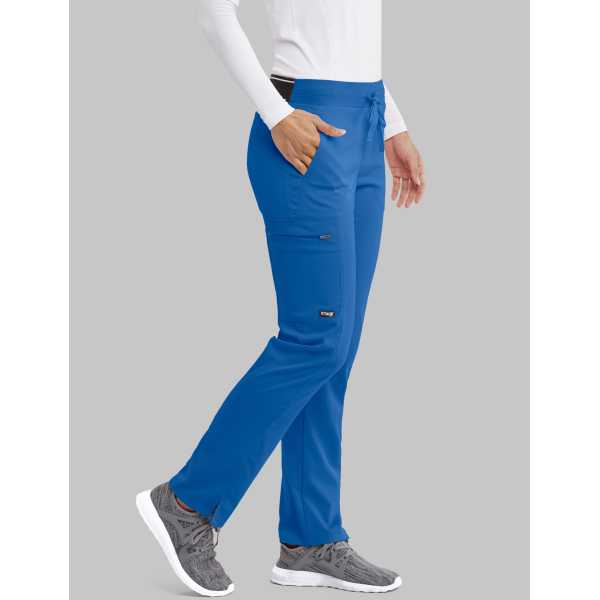 Pantalon médical droit femme, Grey's Anatomy "Stretch" 3 poches (GRSP500)