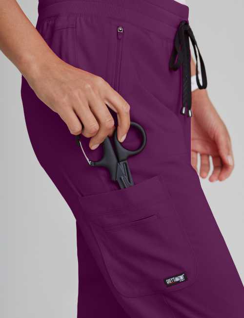Pantalon médical jogger femme, Grey's Anatomy "Stretch" 5 poches (GRSP537)