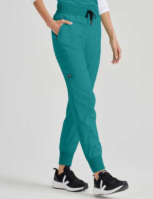 Pantalon médical jogger femme, Grey's Anatomy "Stretch" 5 poches (GRSP537)