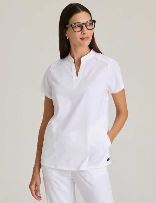 Women's "Avery" Medical Scrub Top - Grey's Anatomy Stretch (GRST230)